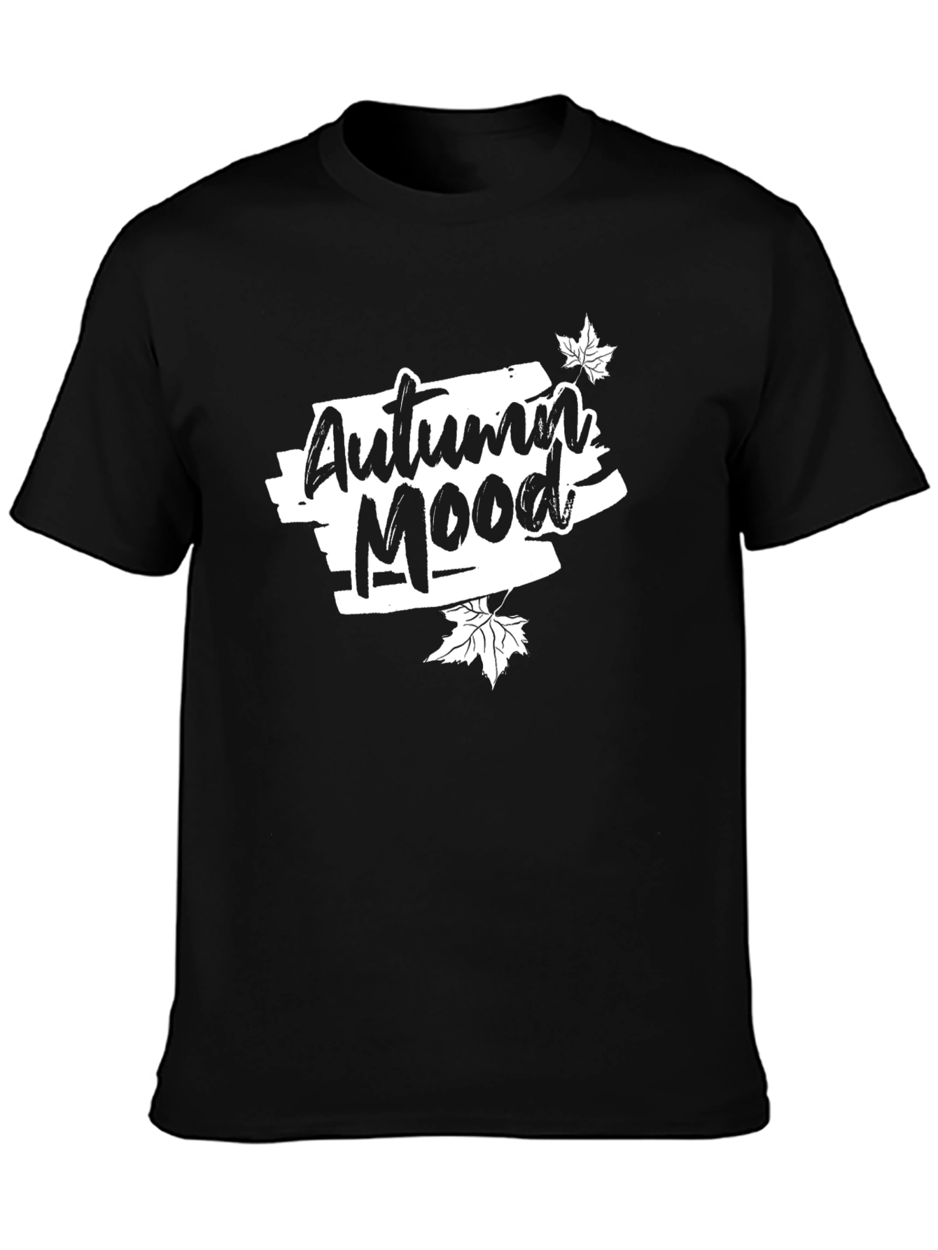 Autumn Mood Black T-Shirt