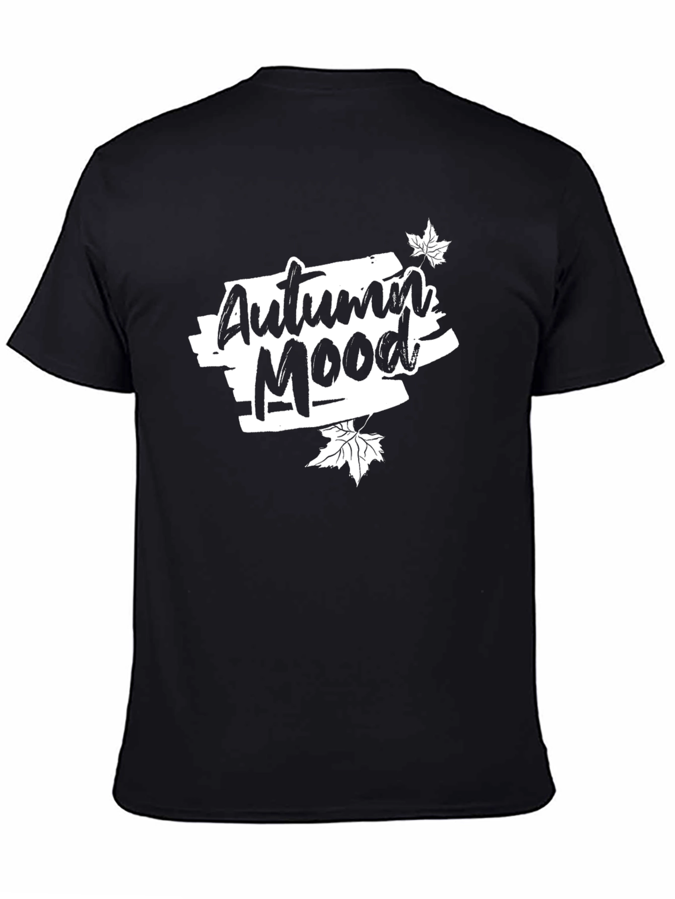 Autumn Mood Black T-Shirt