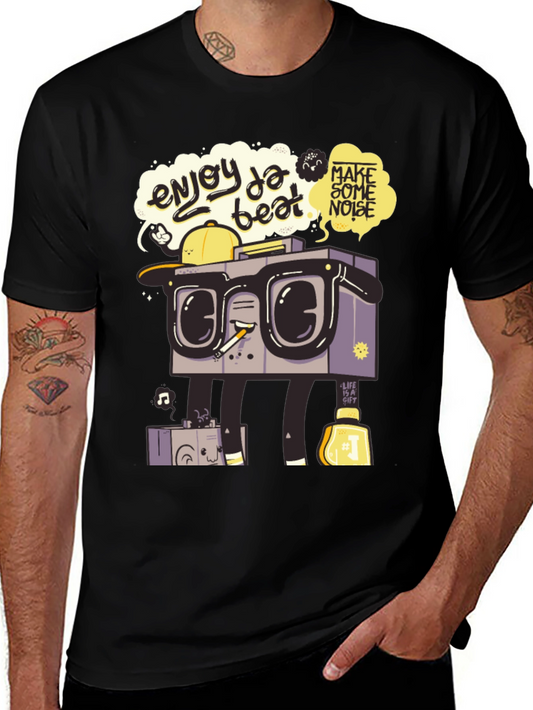 Enjoy Da Beat Graphic T-Shirt