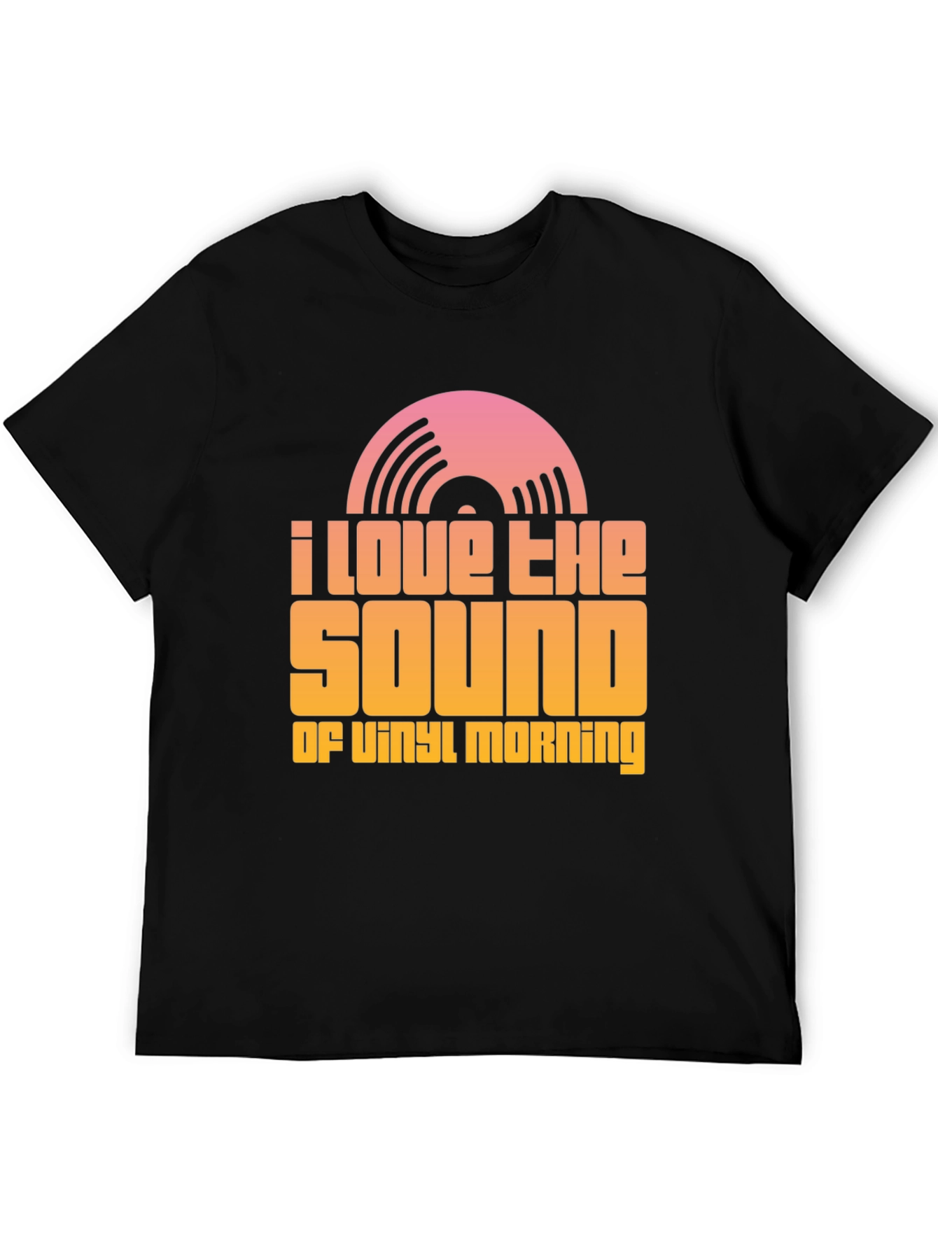 Vinyl Morning T-Shirt - Music Lover Tee