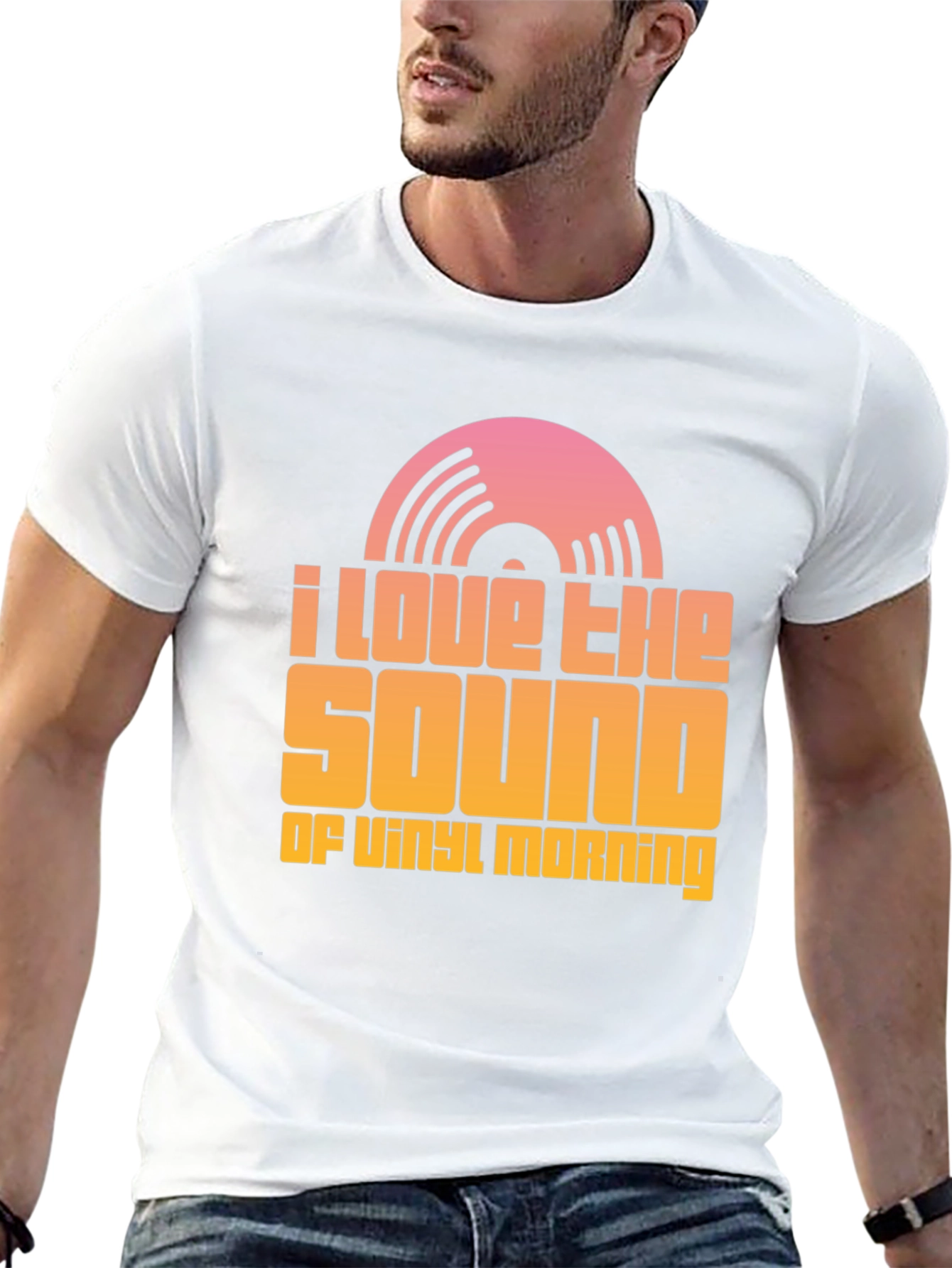 Vinyl Morning T-Shirt - Music Lover Tee