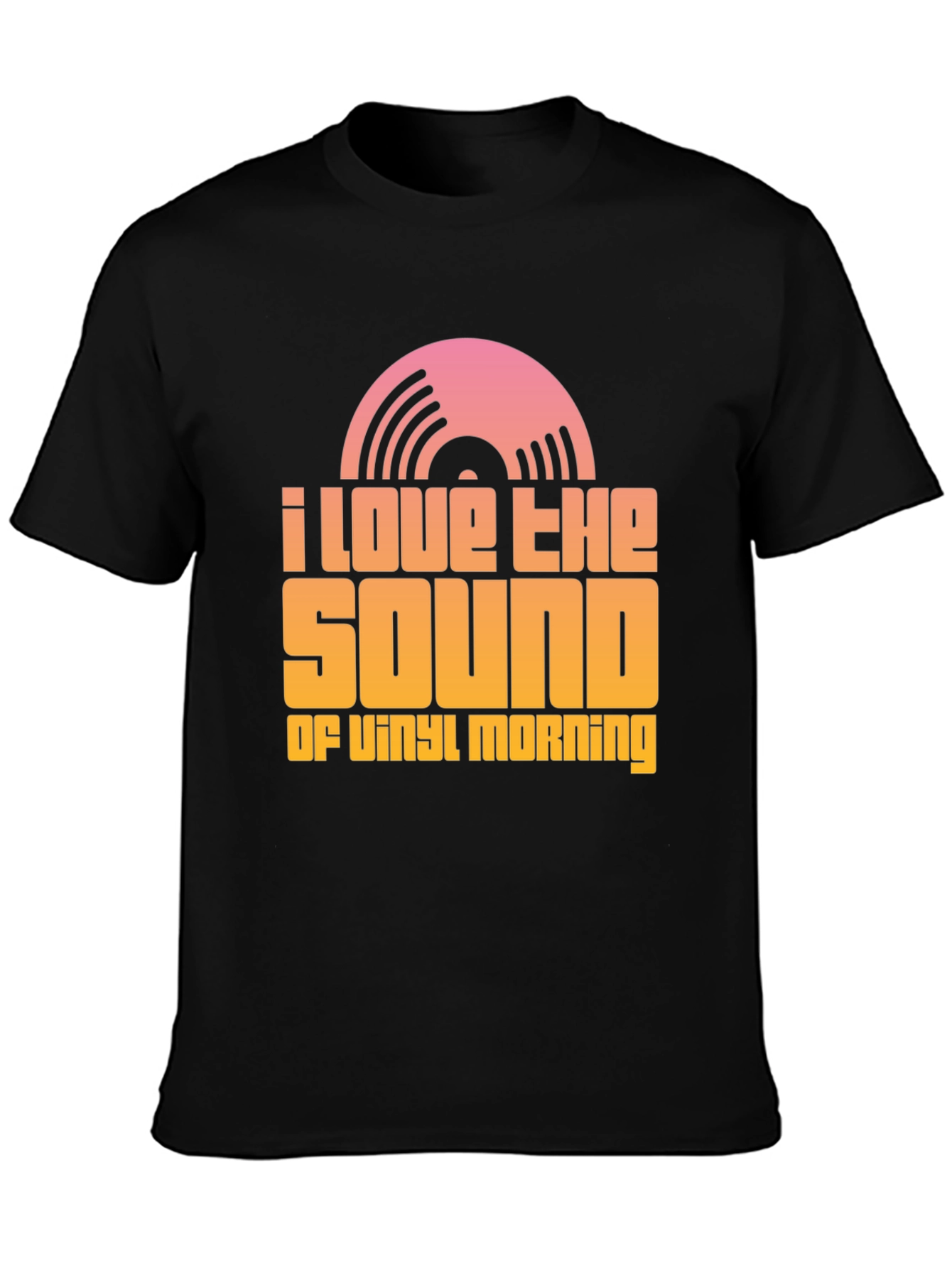 Vinyl Morning T-Shirt - Music Lover Tee