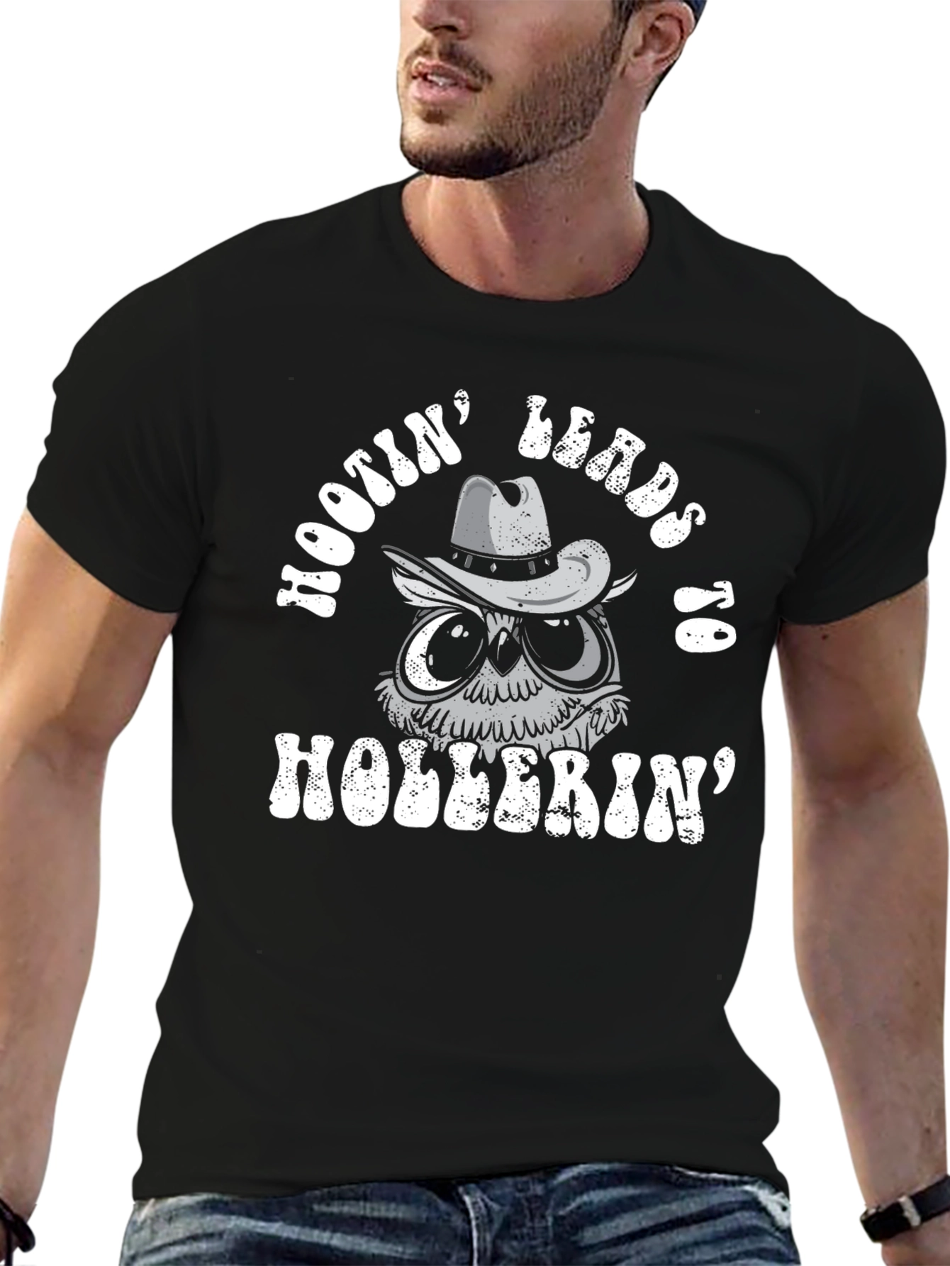 Hootin Leads to Hollerin Owl T-Shirt