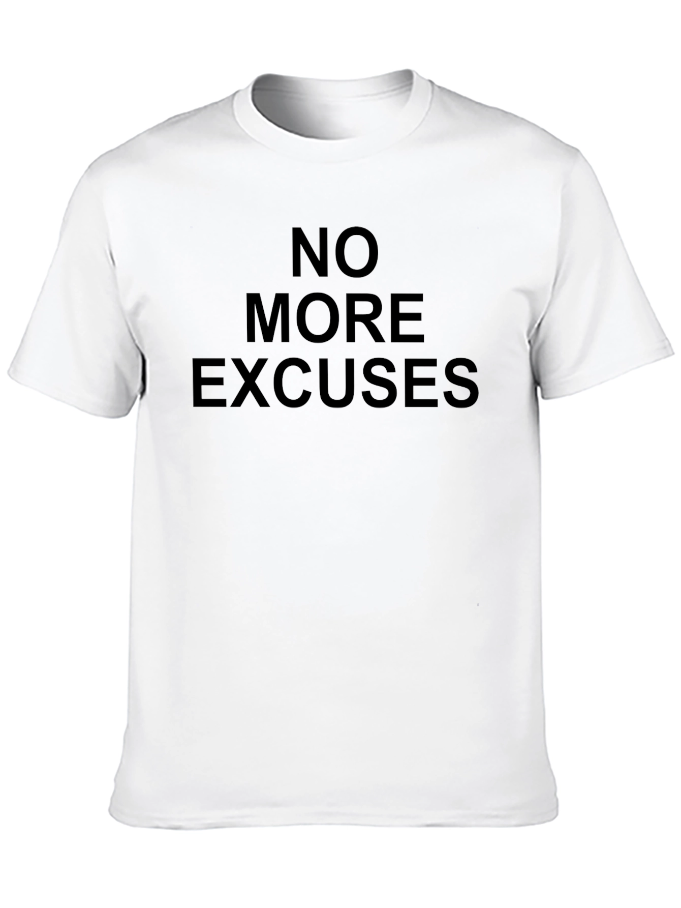 No More Excuses T-Shirt | Motivational Gym Apparel