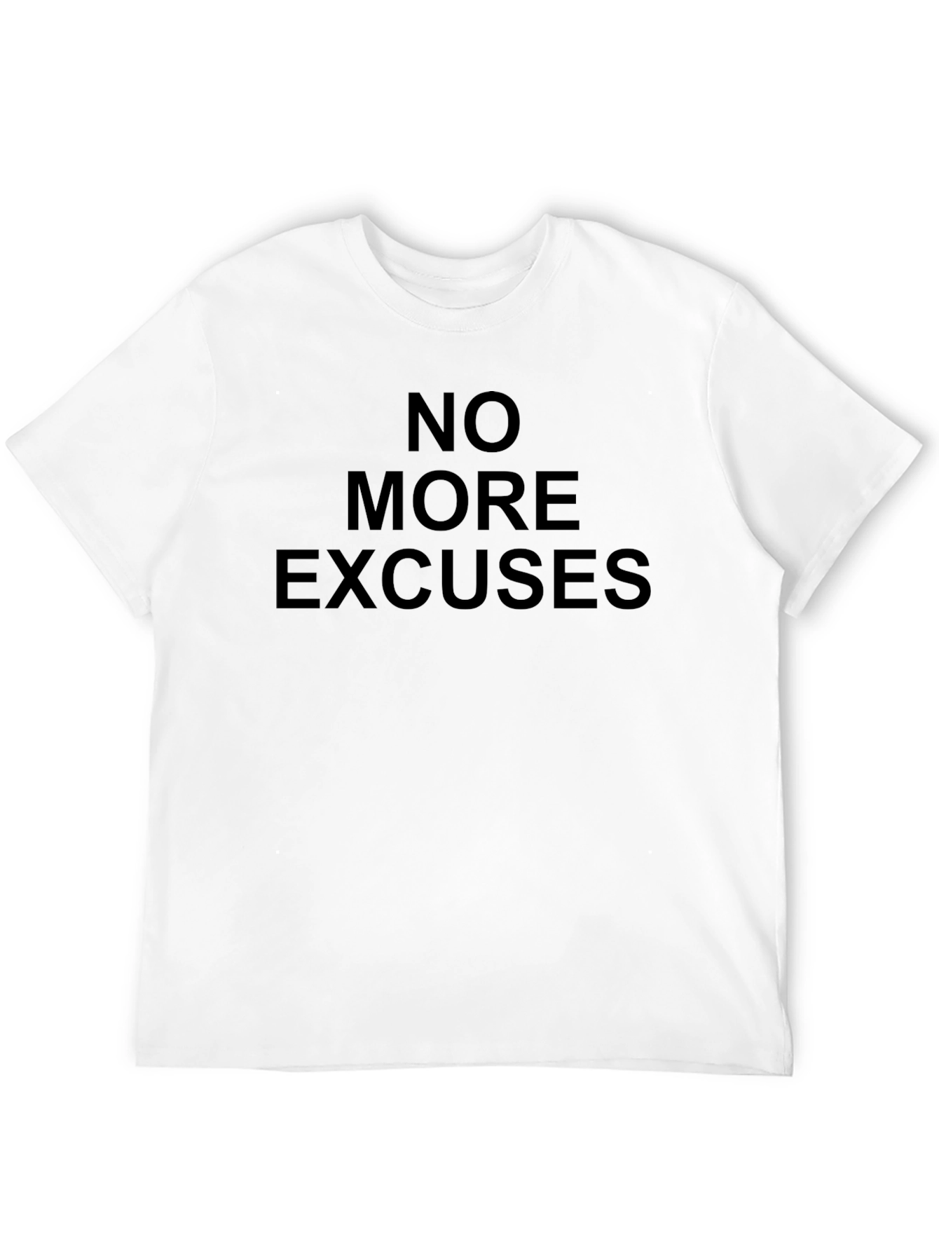 No More Excuses T-Shirt | Motivational Gym Apparel