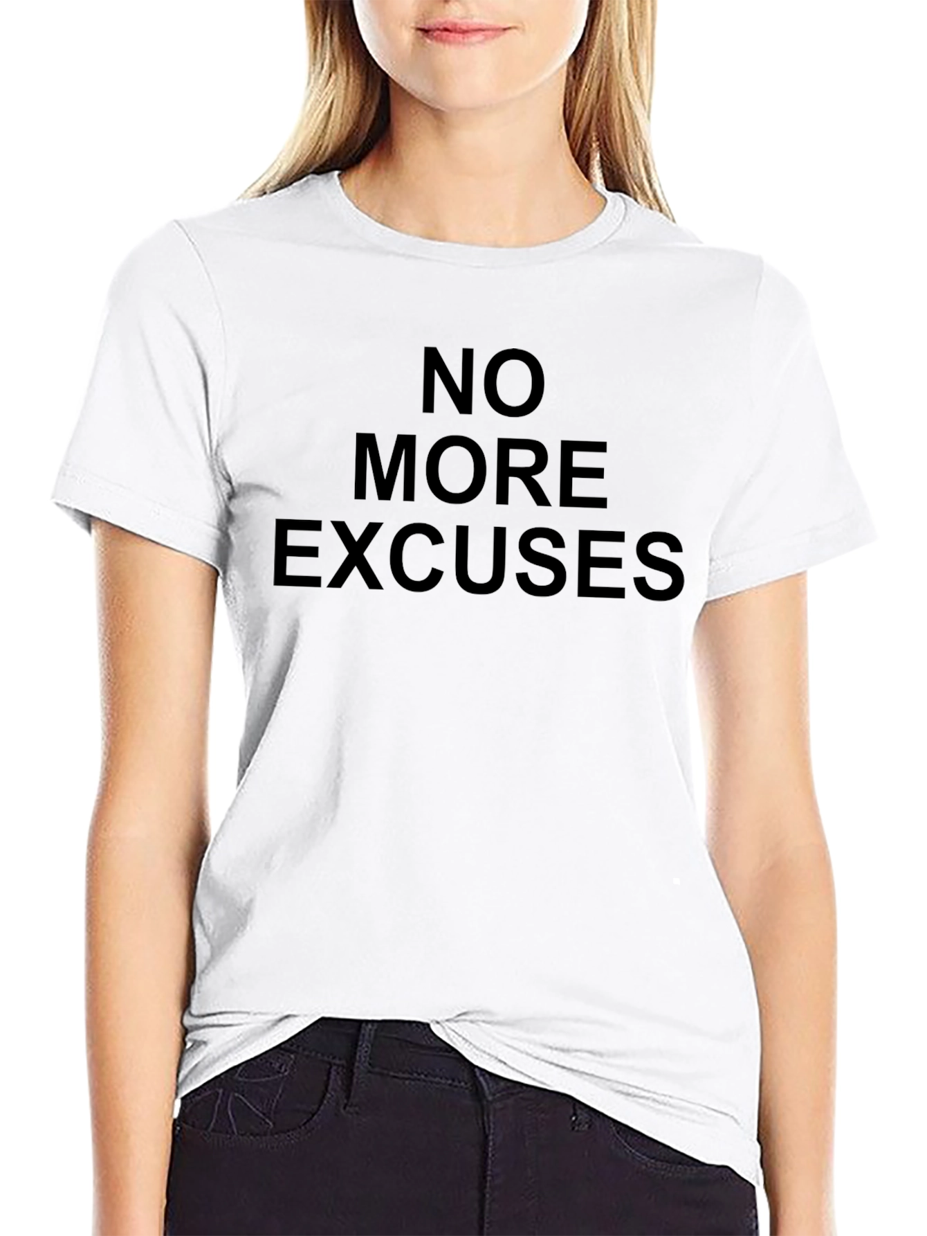 No More Excuses T-Shirt | Motivational Gym Apparel