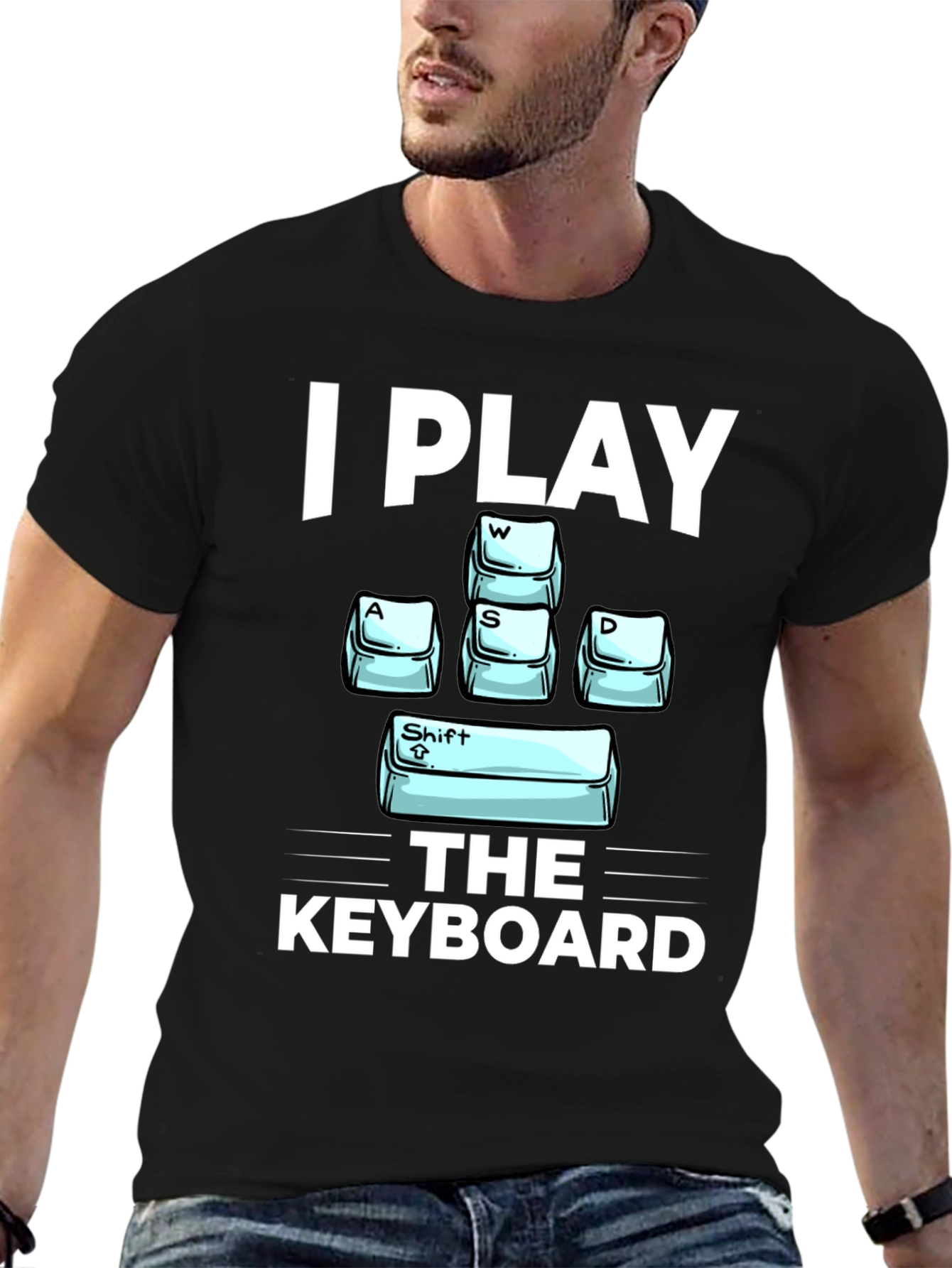 I Play the Keyboard Gamer T-Shirt