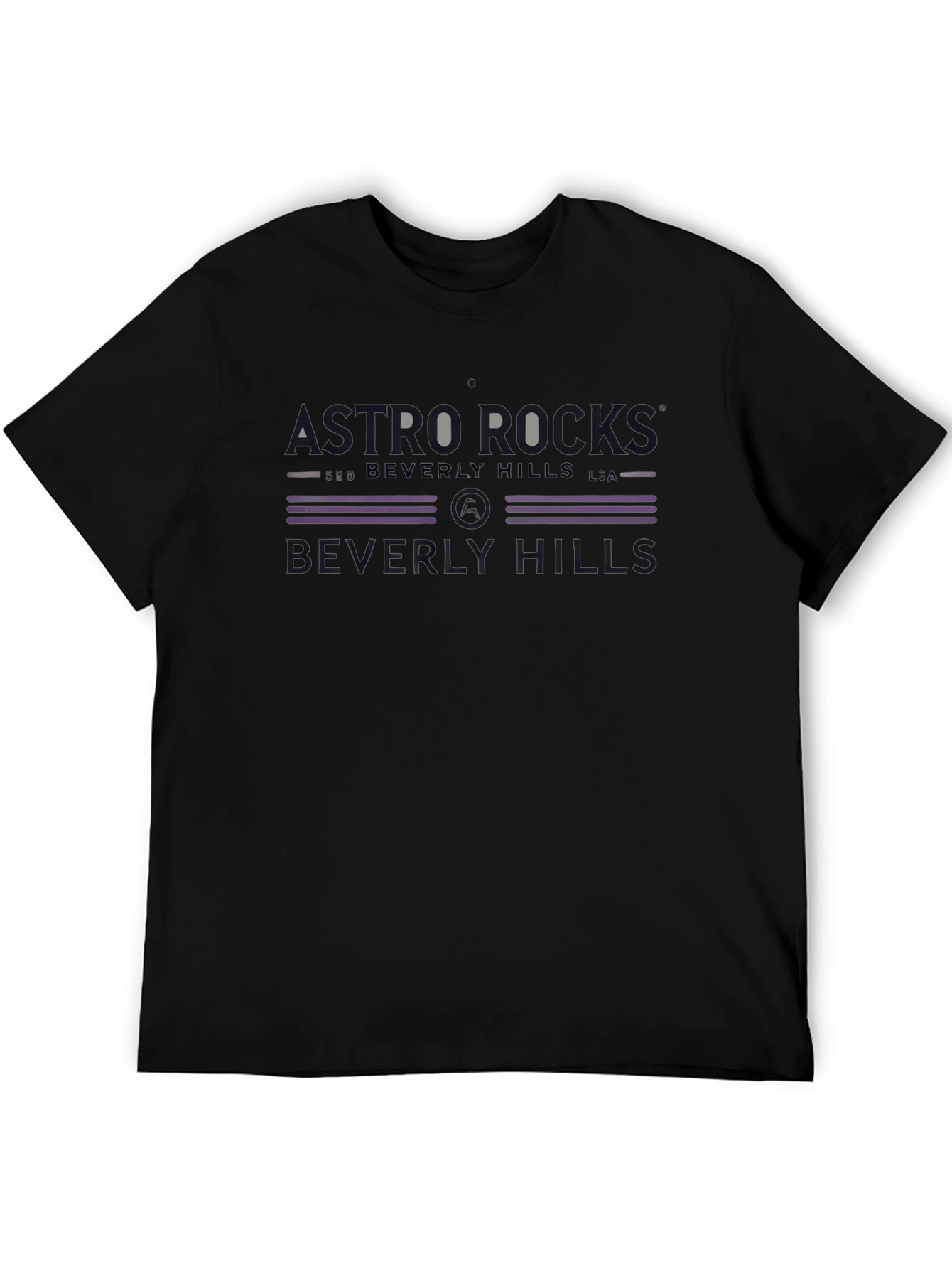 Astro Rocks Beverly Hills Graphic T-Shirt - Black