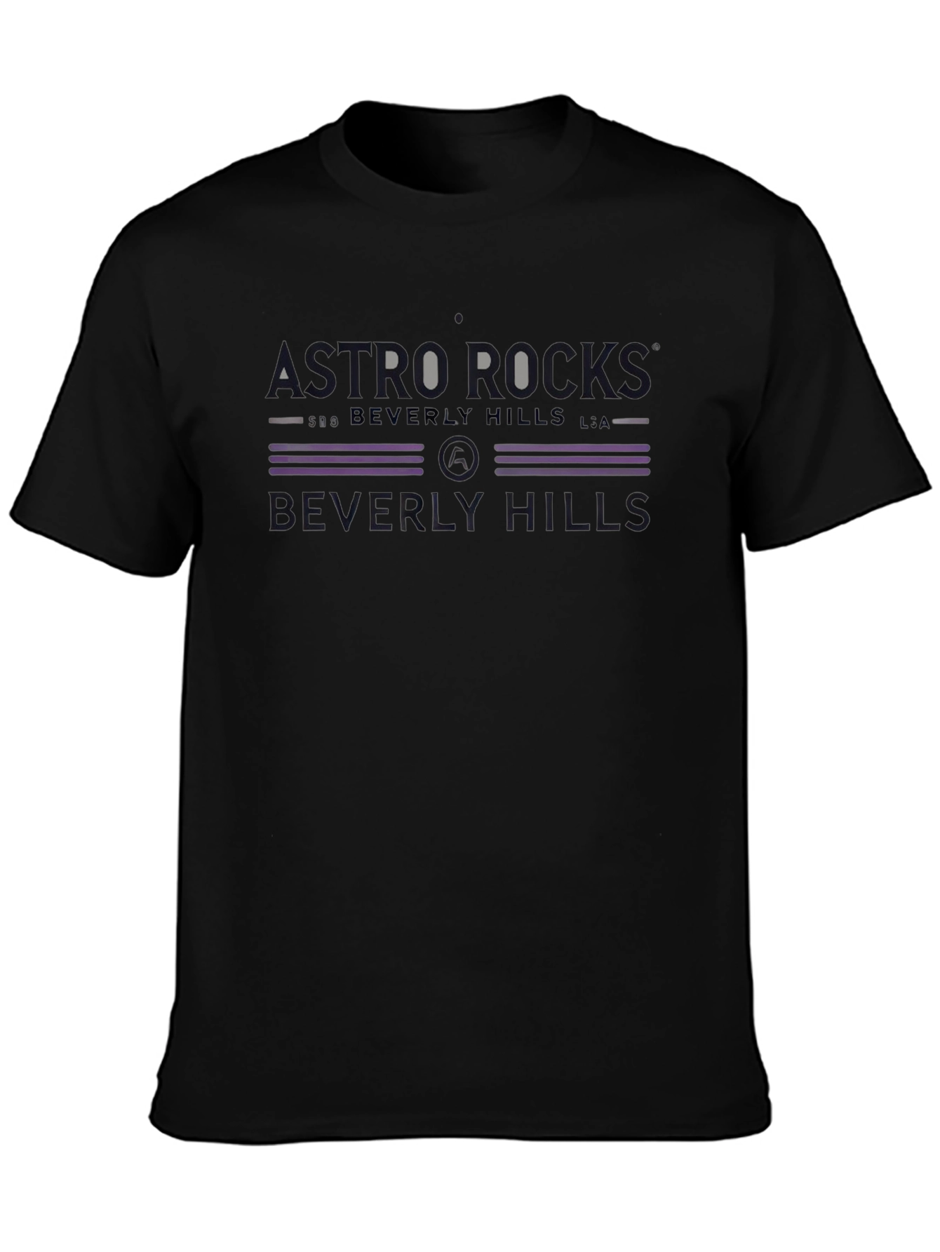 Astro Rocks Beverly Hills Graphic T-Shirt - Black