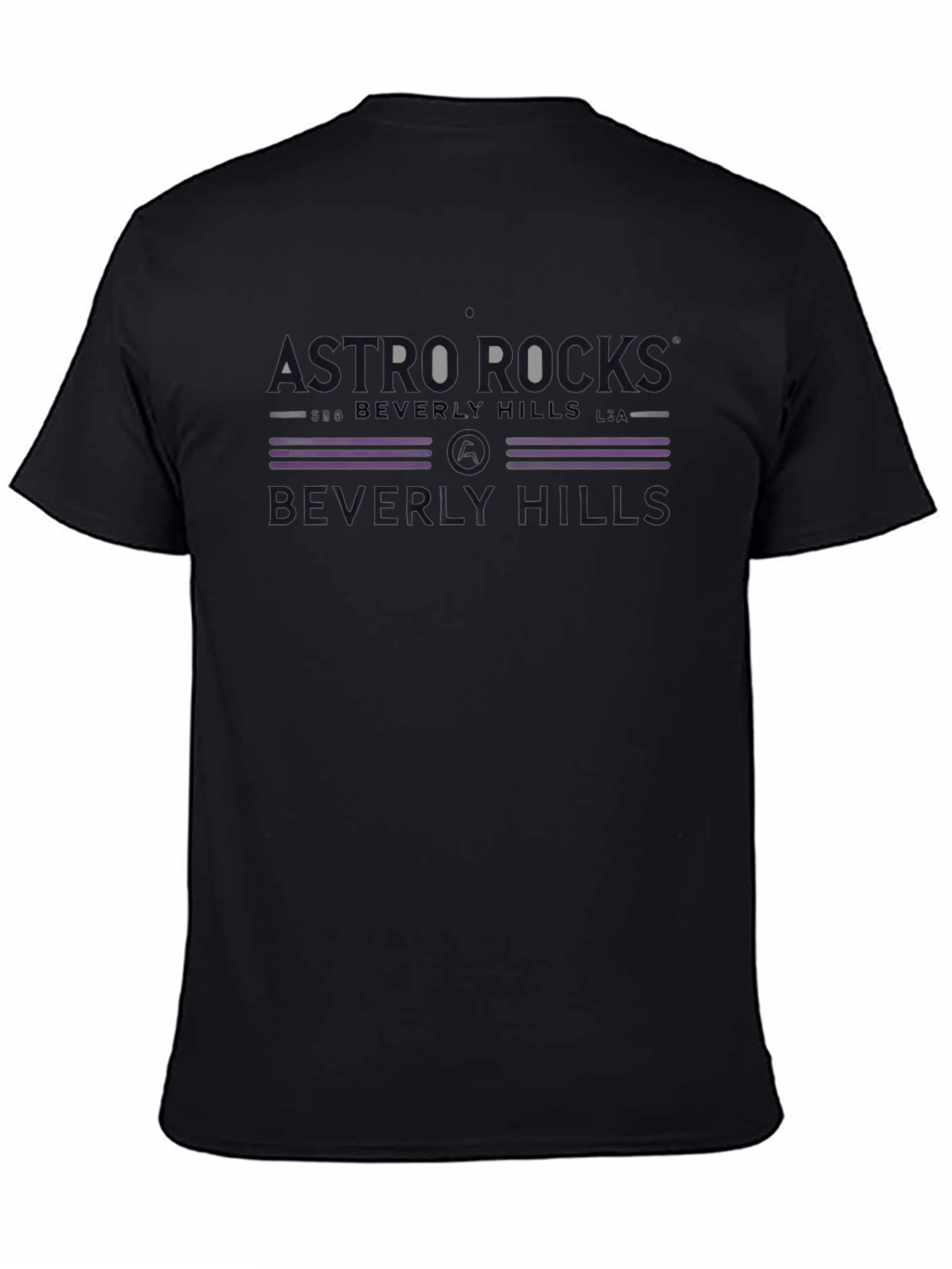 Astro Rocks Beverly Hills Graphic T-Shirt - Black