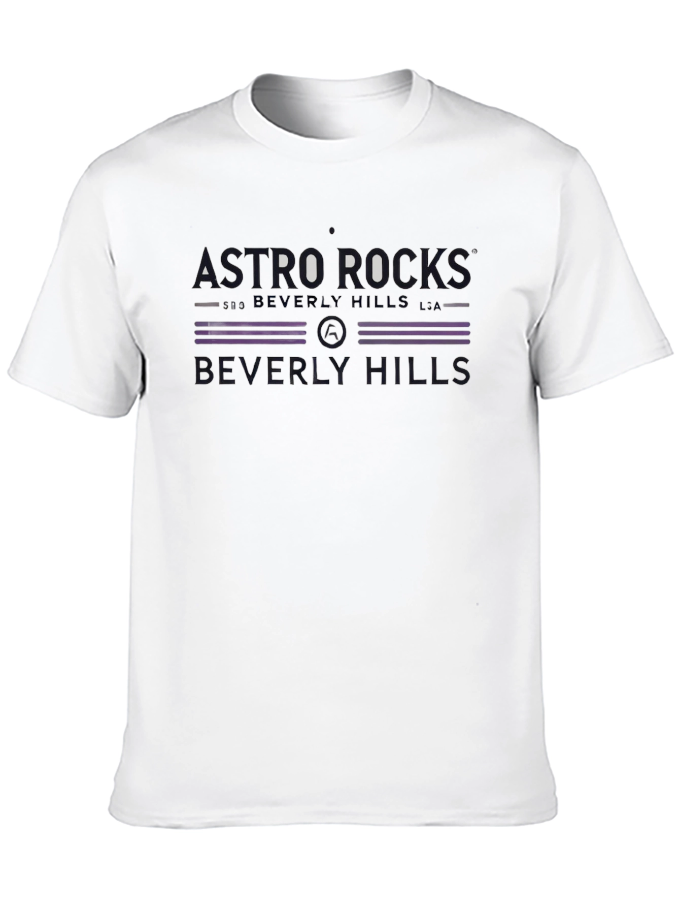 Astro Rocks Beverly Hills Graphic T-Shirt - Black