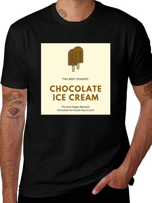 Chocolate Ice Cream Dessert T-Shirt