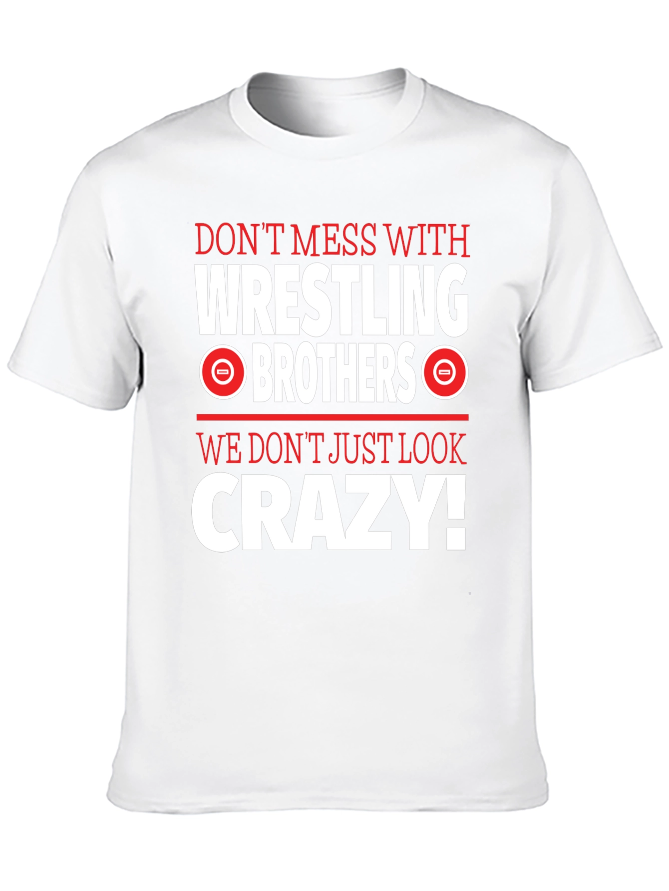 Wrestling Brothers Crazy Graphic Tee