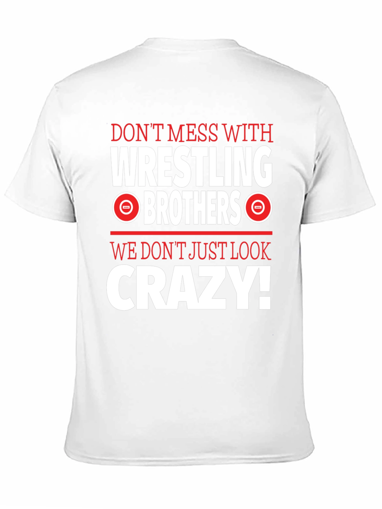 Wrestling Brothers Crazy Graphic Tee