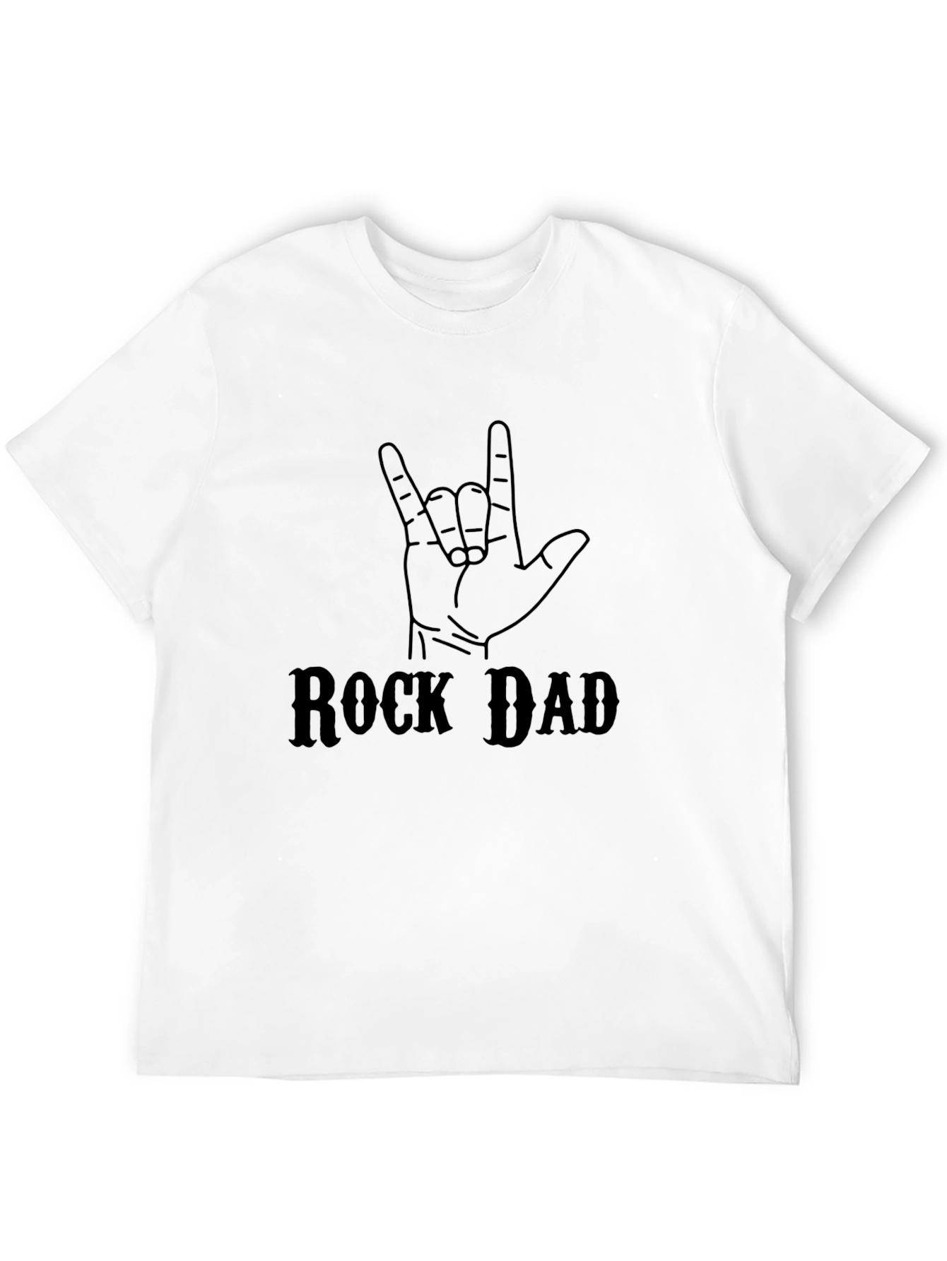 Rock Dad Graphic T-Shirt - Black