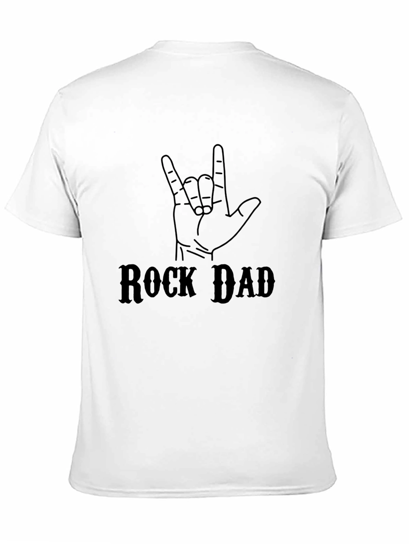 Rock Dad Graphic T-Shirt - Black