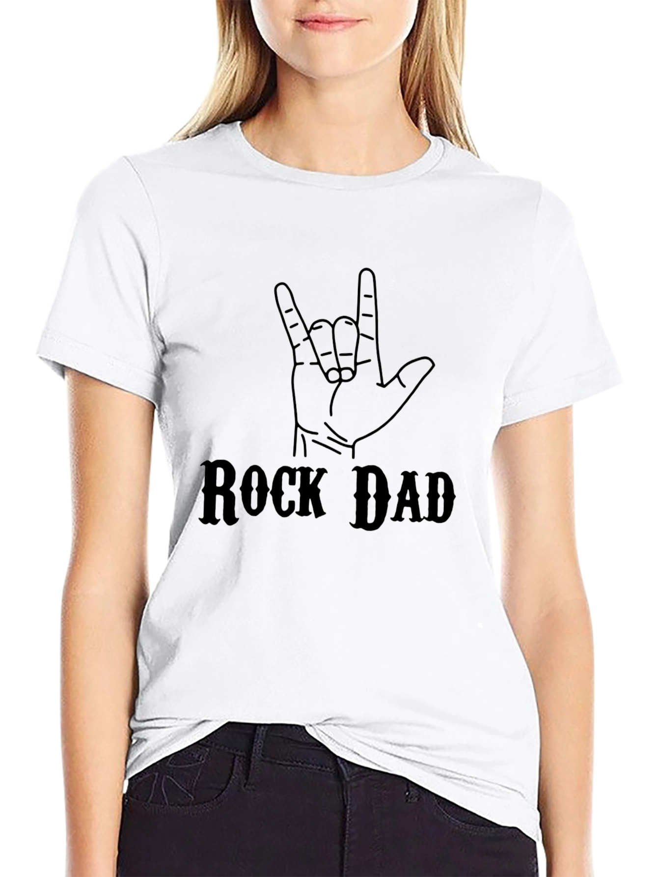 Rock Dad Graphic T-Shirt - Black