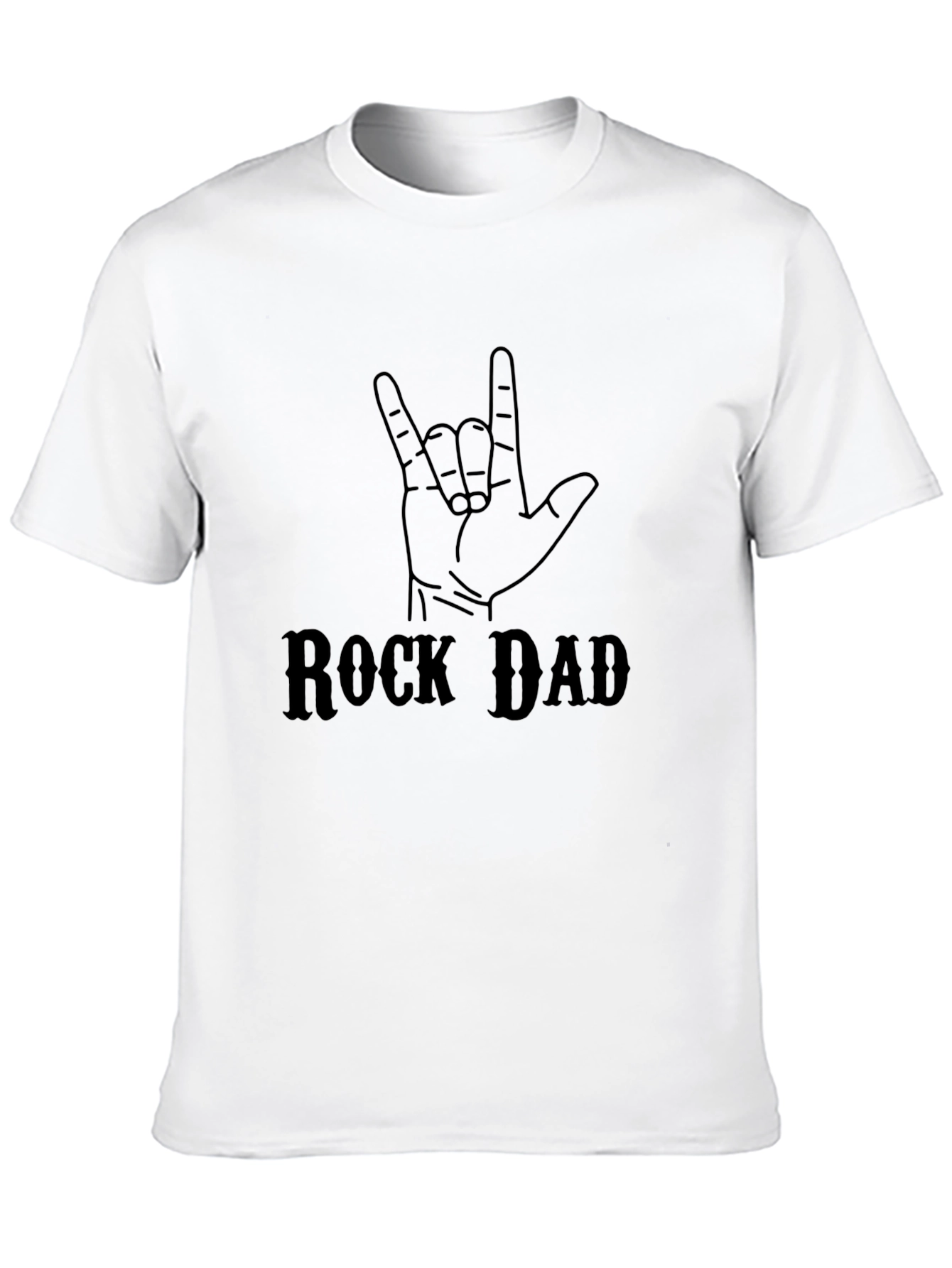 Rock Dad Graphic T-Shirt - Black