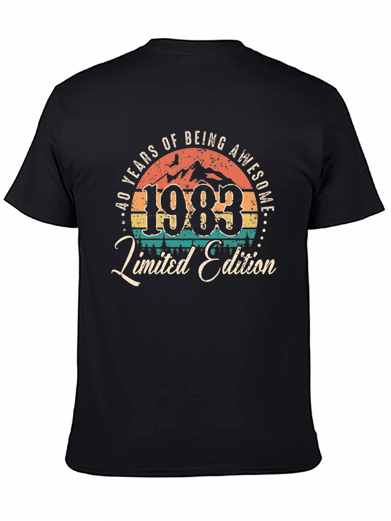 40 Years Awesome 1983 Limited Edition Graphic T-Shirt