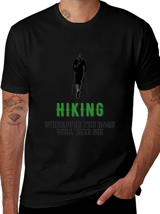 Hiking Adventure Black T-Shirt