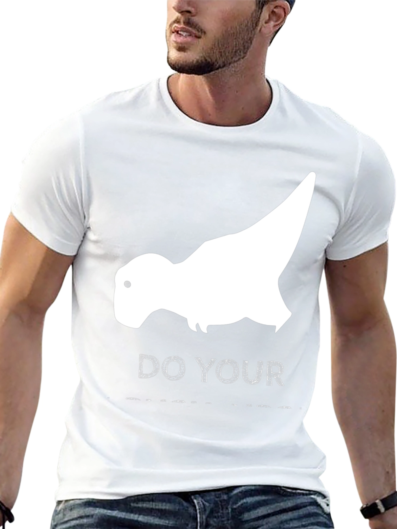 Dino T-Rex Graphic T-Shirt - Do Your Squats