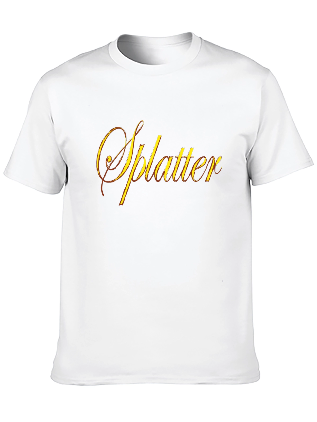 Splatter Graphic Tee - Unique Design Comfortable Fit