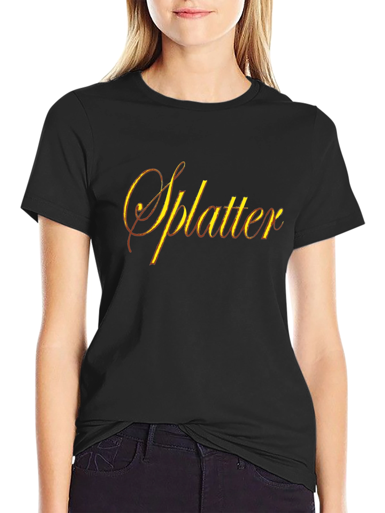 Splatter Graphic Tee - Unique Design Comfortable Fit