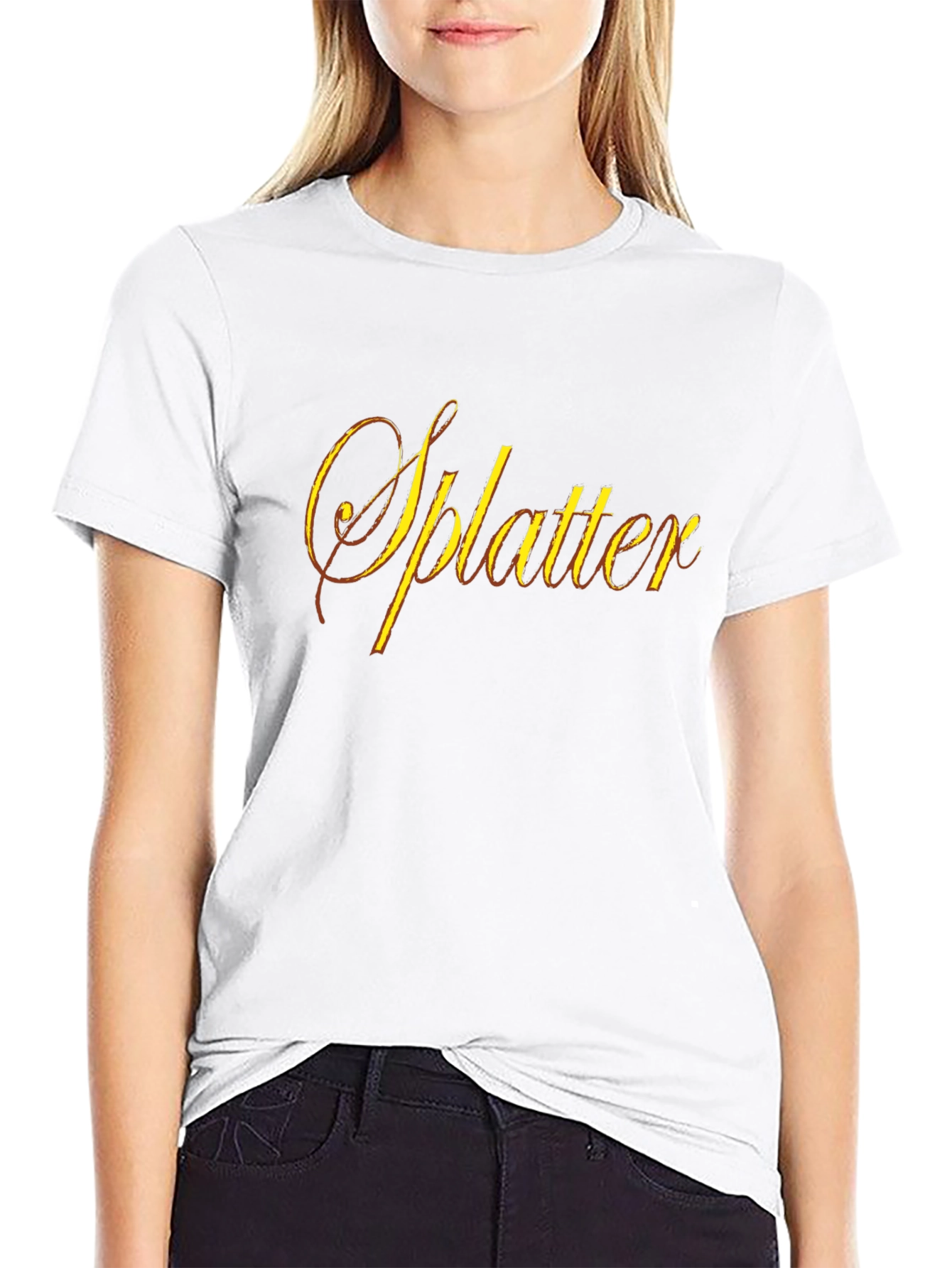 Splatter Graphic Tee - Unique Design Comfortable Fit