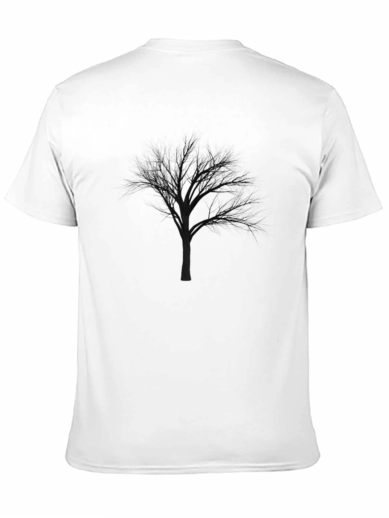 Minimalist Black Tree Graphic Tee