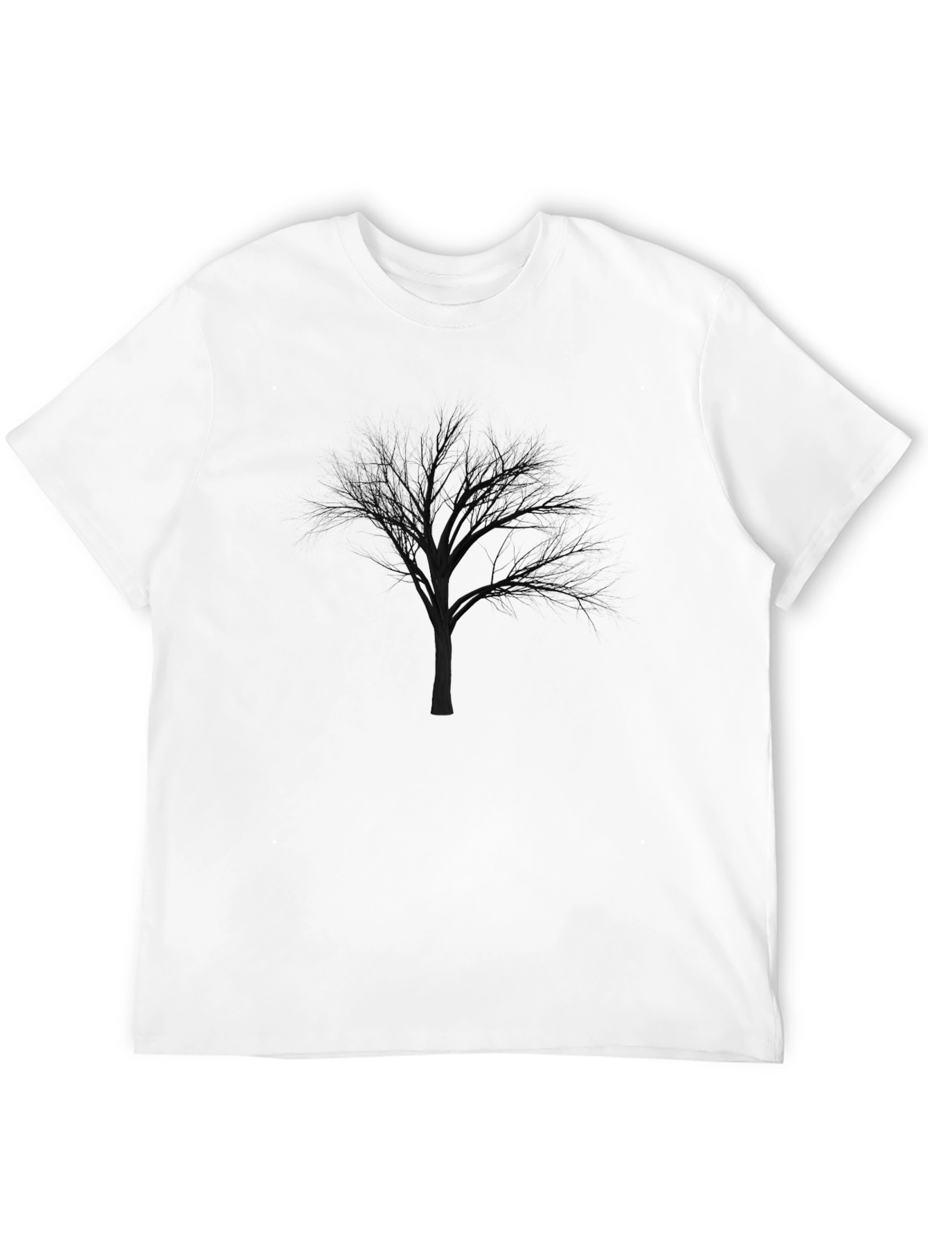 Minimalist Black Tree Graphic Tee