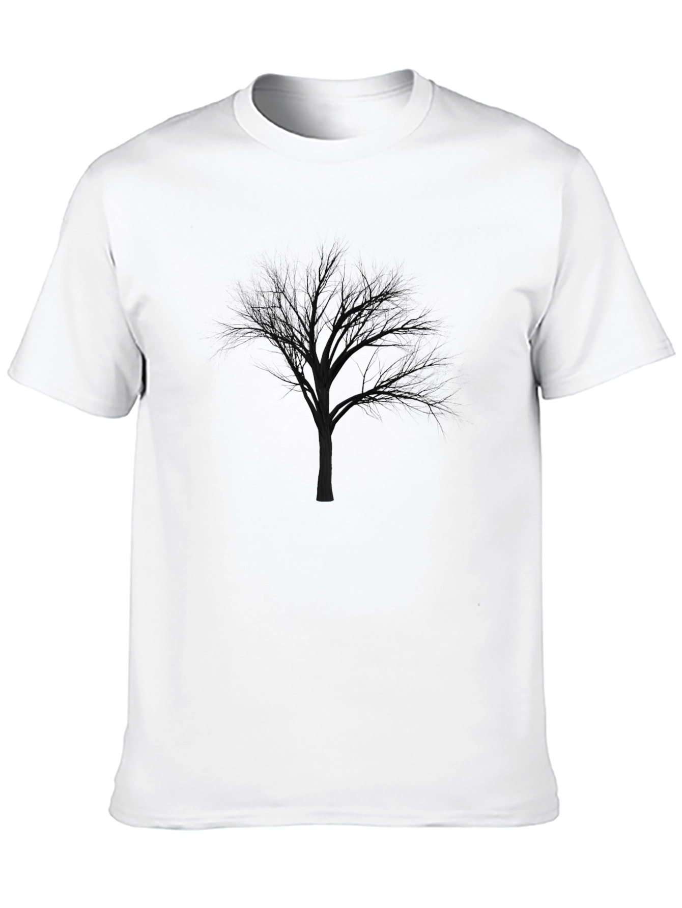 Minimalist Black Tree Graphic Tee