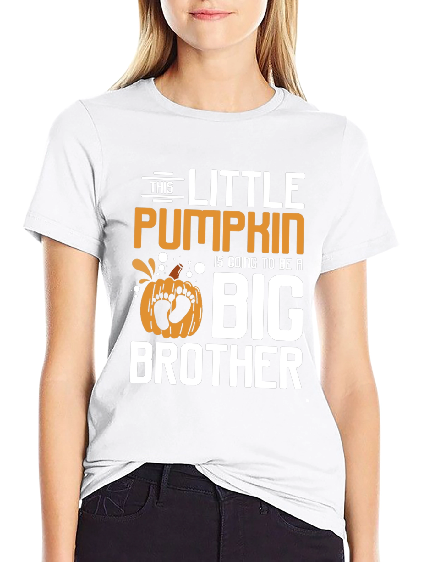 Little Pumpkin Big Brother T-Shirt