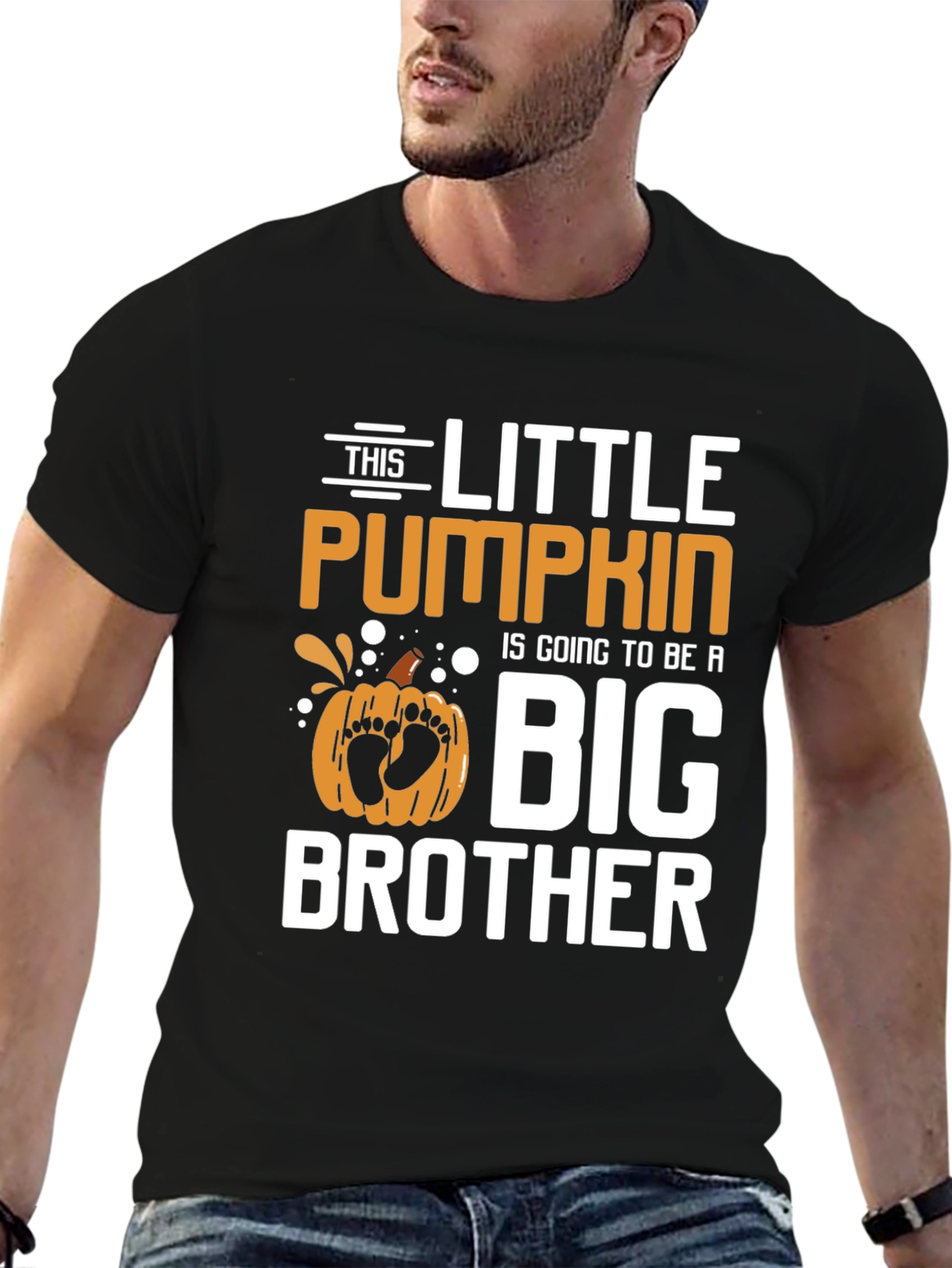 Little Pumpkin Big Brother T-Shirt