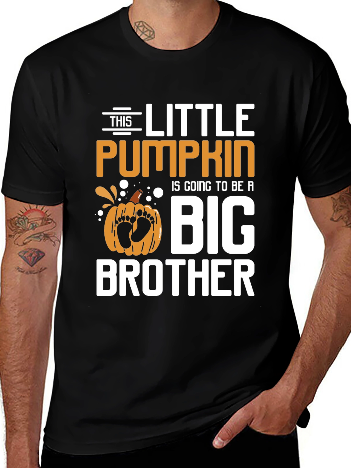 Little Pumpkin Big Brother T-Shirt