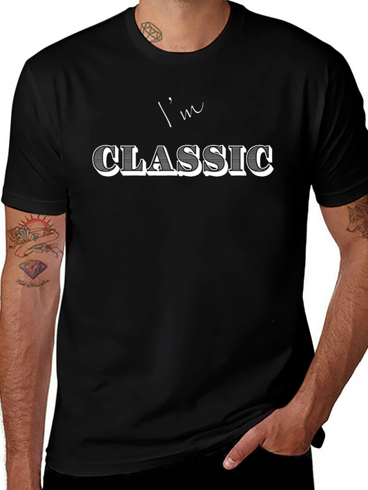 Im Classic Black T-Shirt - Stylish Mens Tee