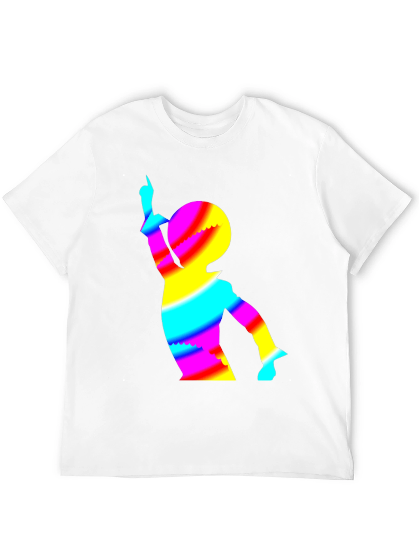 Retro Rainbow Dancer Graphic Tee