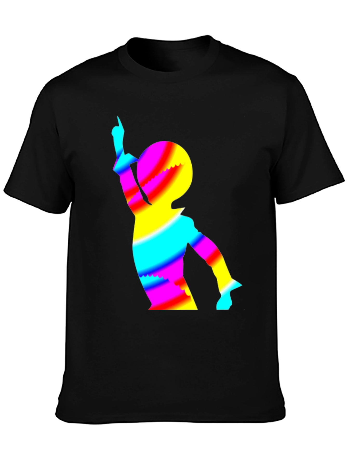 Retro Rainbow Dancer Graphic Tee