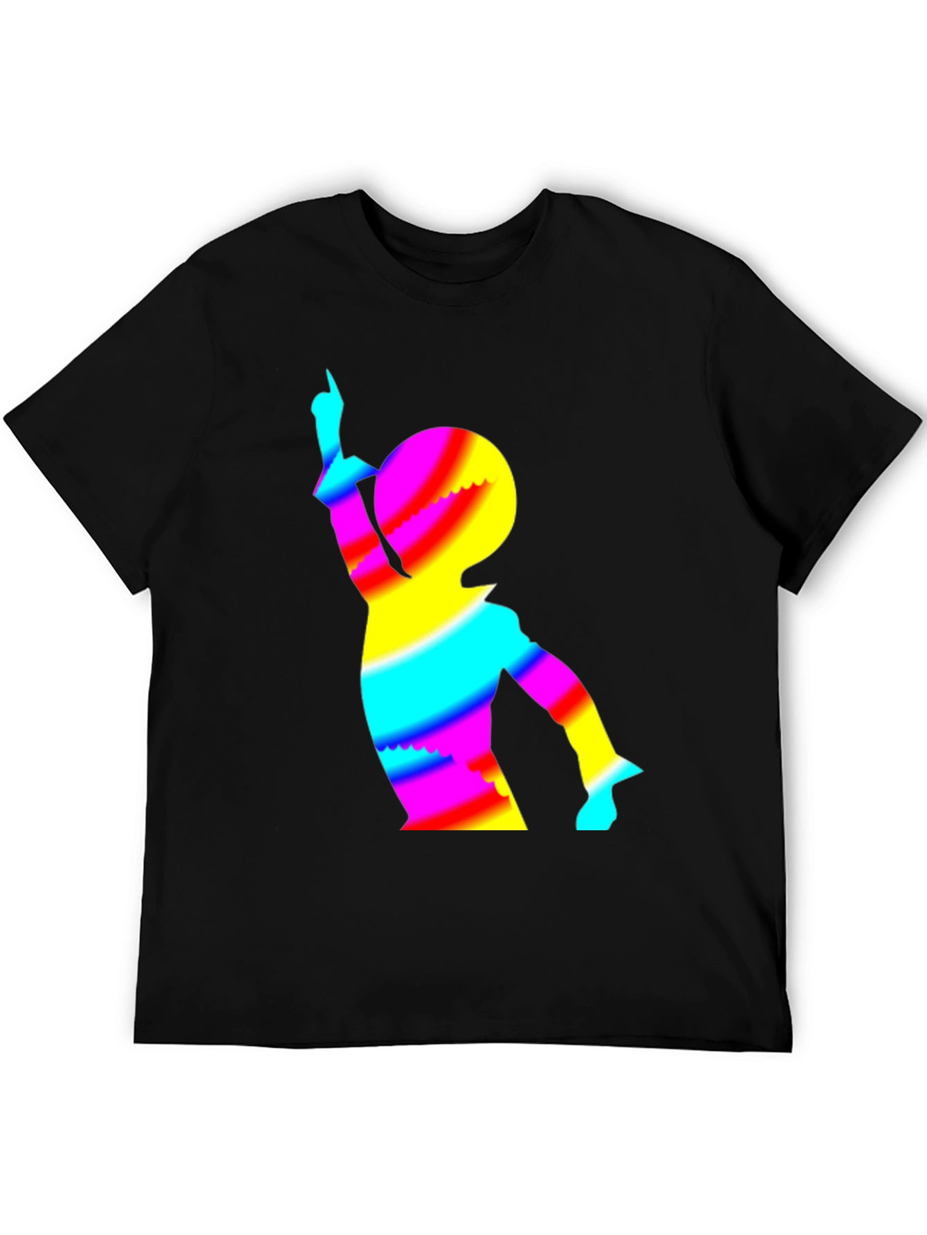 Retro Rainbow Dancer Graphic Tee