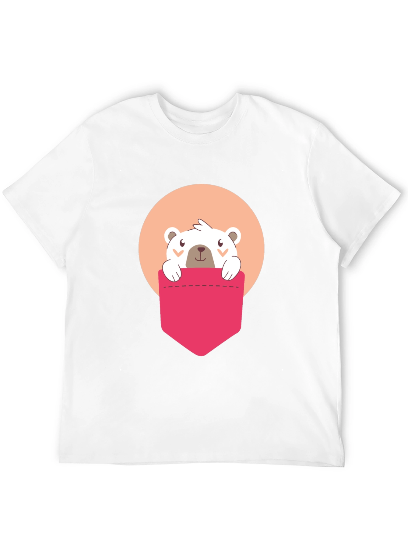 Cute Bear Pocket Graphic Tee