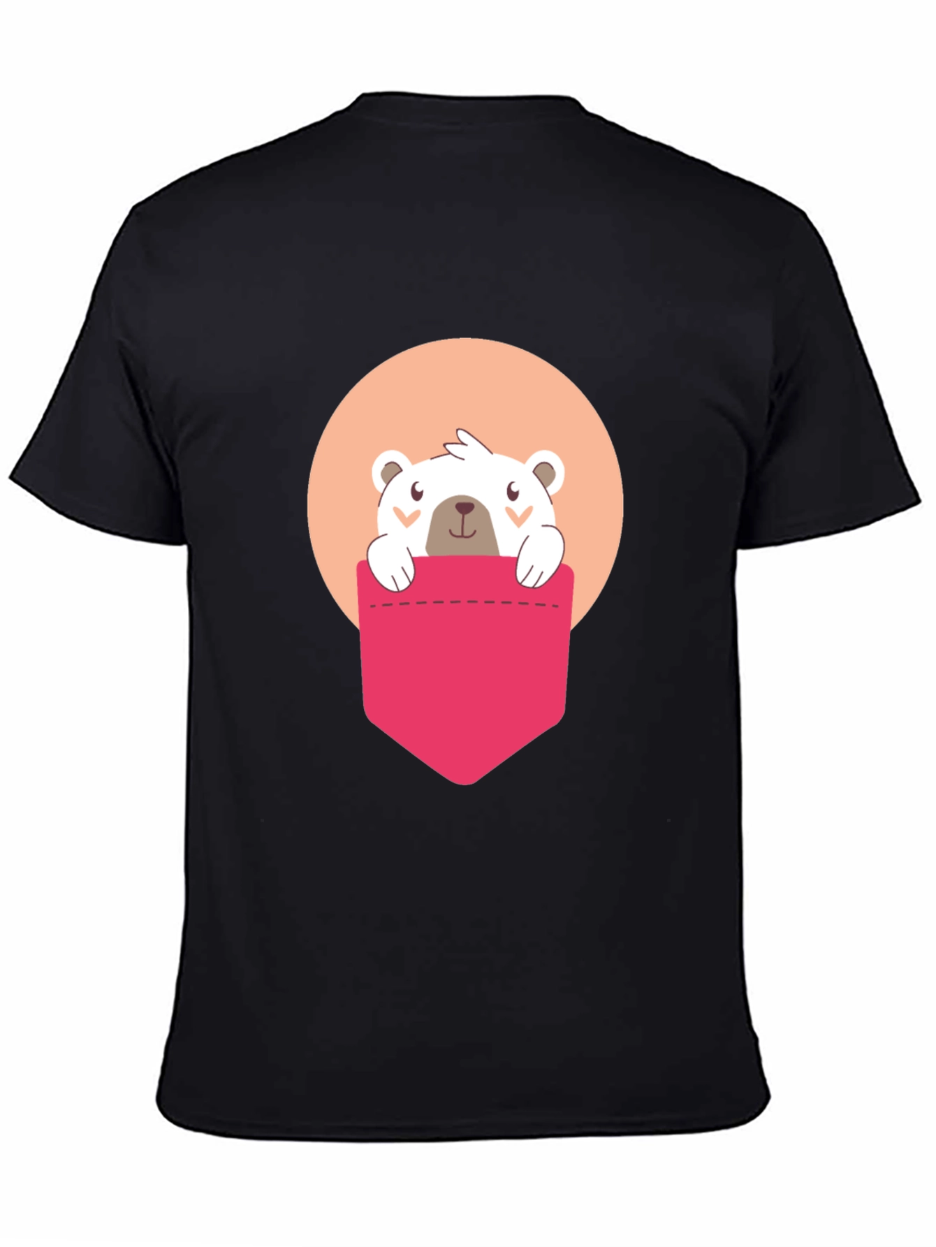 Cute Bear Pocket Graphic Tee