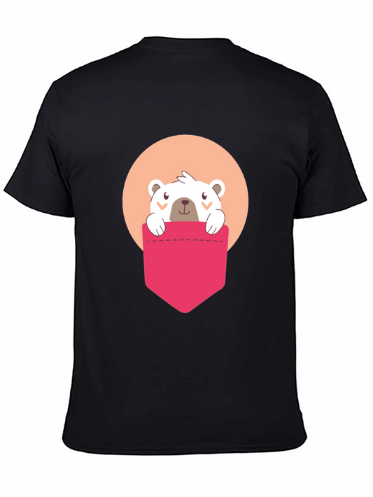 Cute Bear Pocket Graphic Tee