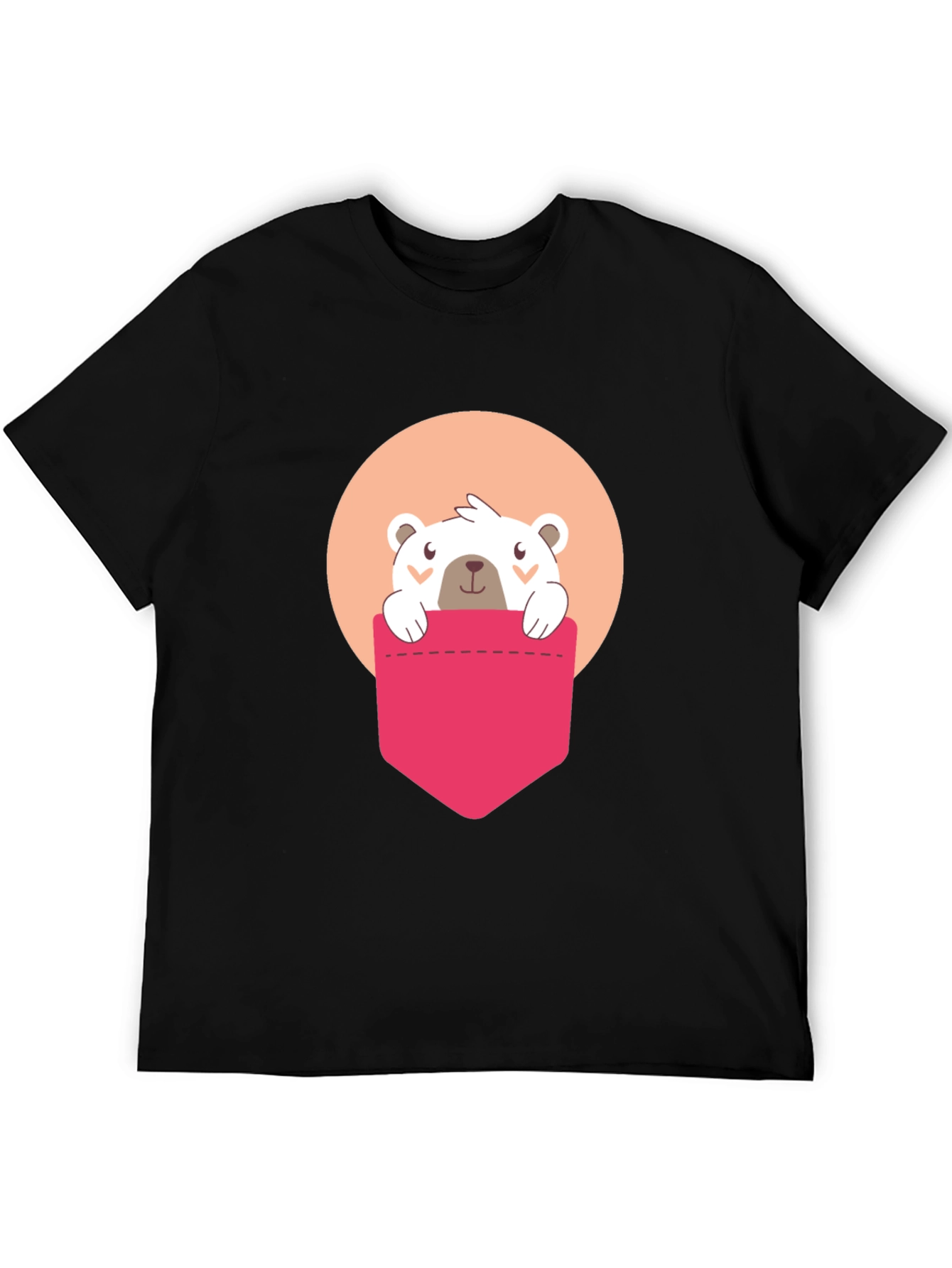 Cute Bear Pocket Graphic Tee