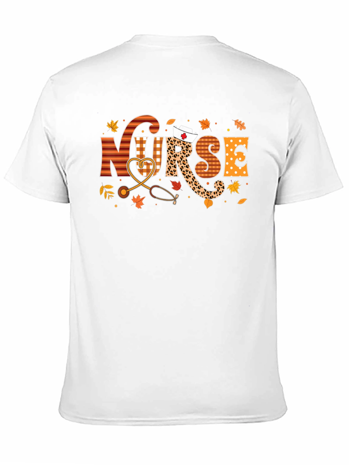 Nurse Autumn Graphic Tee - Stylish Fall Apparel