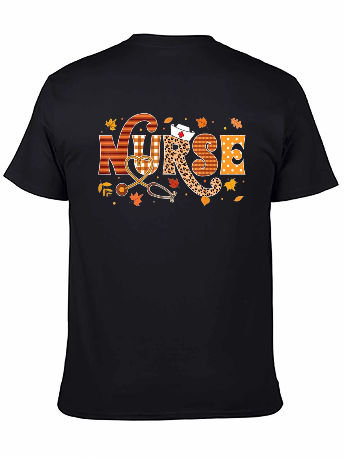 Nurse Autumn Graphic Tee - Stylish Fall Apparel