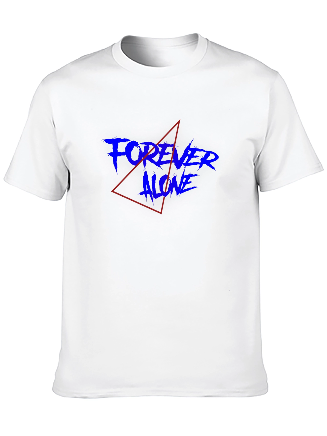 Forever Alone Graphic Tee - Mens Black T-Shirt