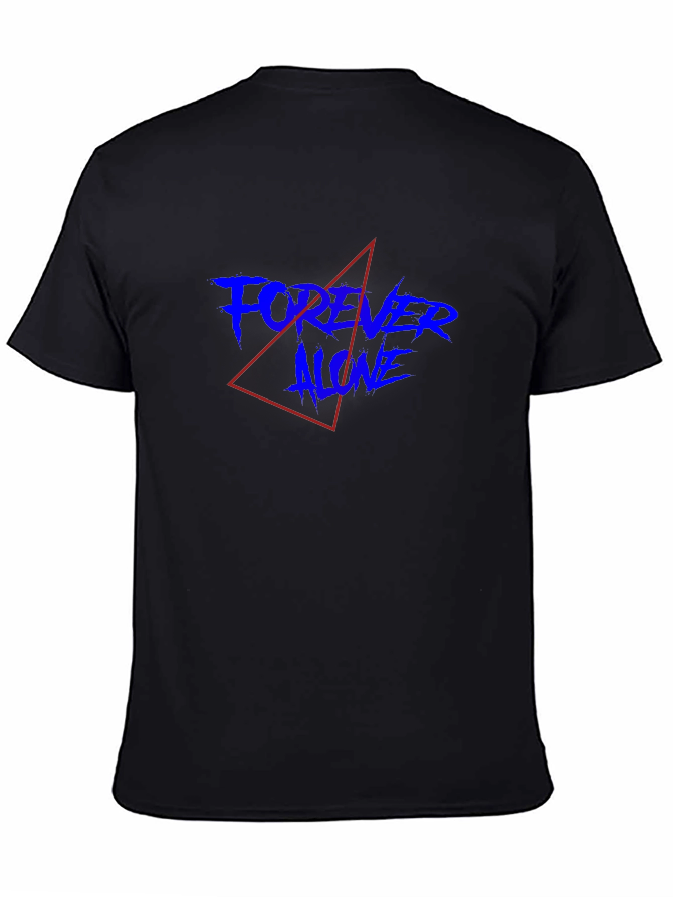 Forever Alone Graphic Tee - Mens Black T-Shirt