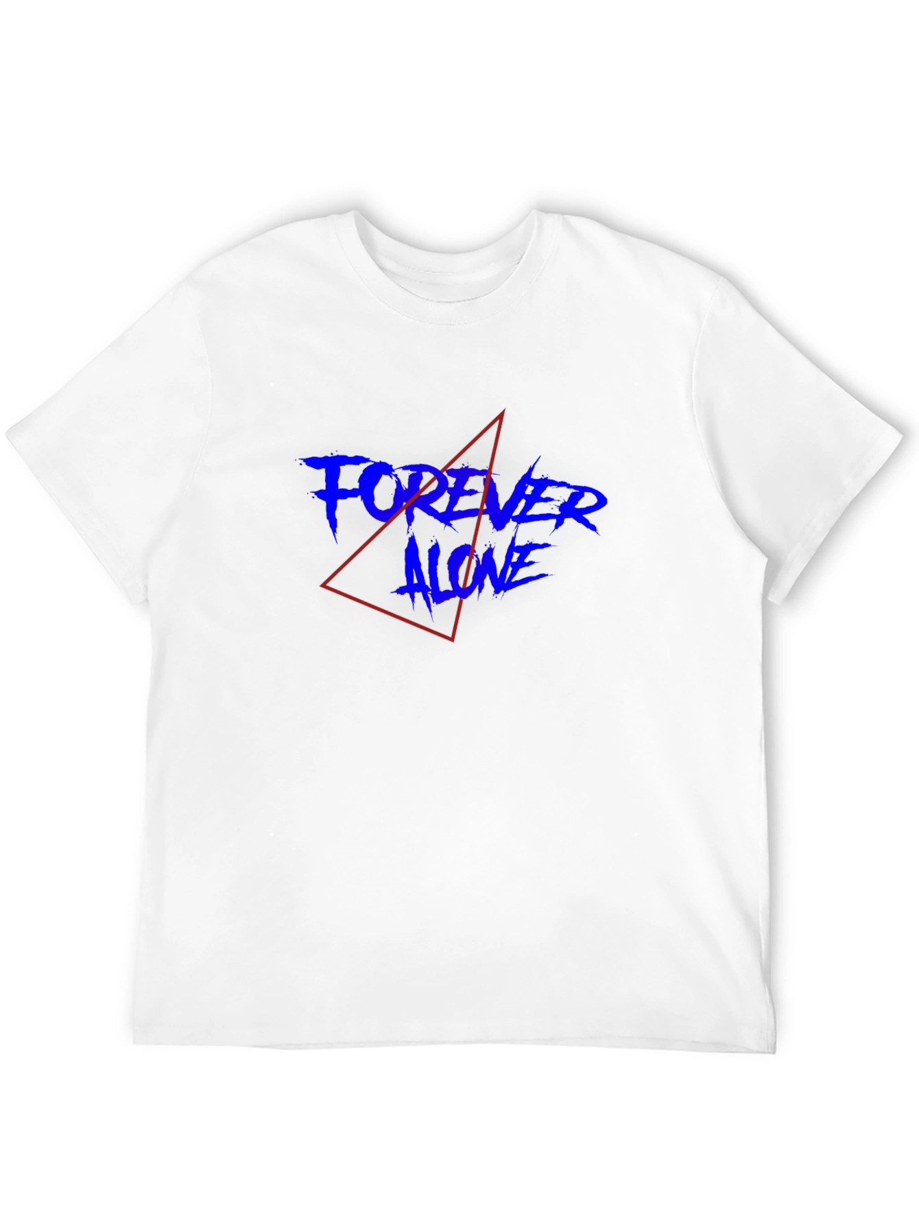 Forever Alone Graphic Tee - Mens Black T-Shirt
