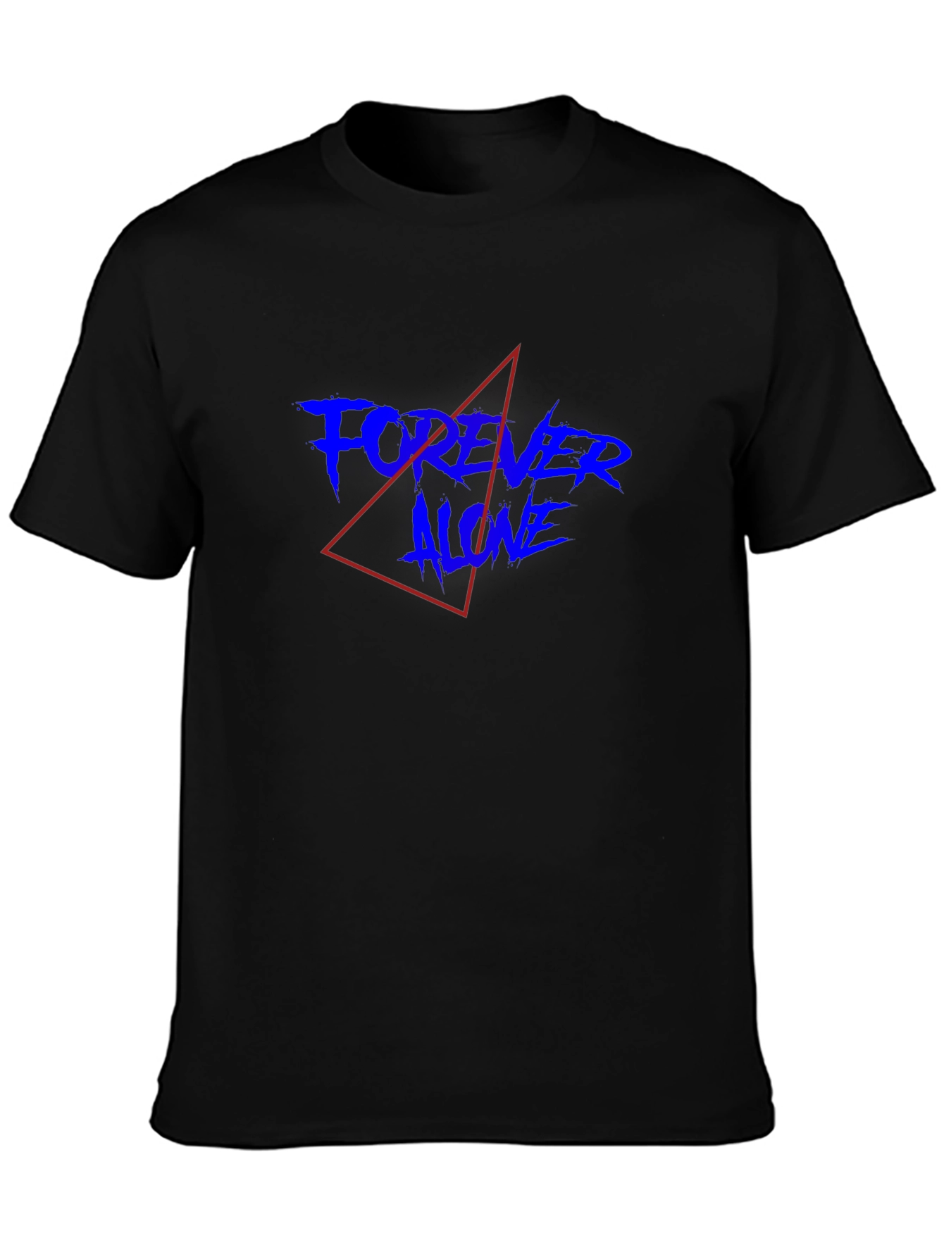 Forever Alone Graphic Tee - Mens Black T-Shirt
