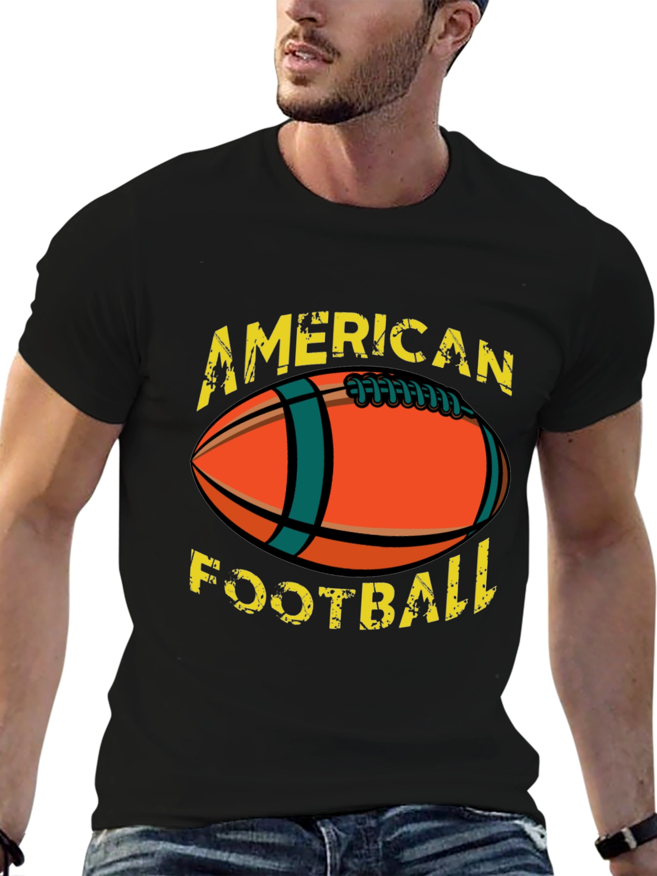 American Football Graphic T-Shirt