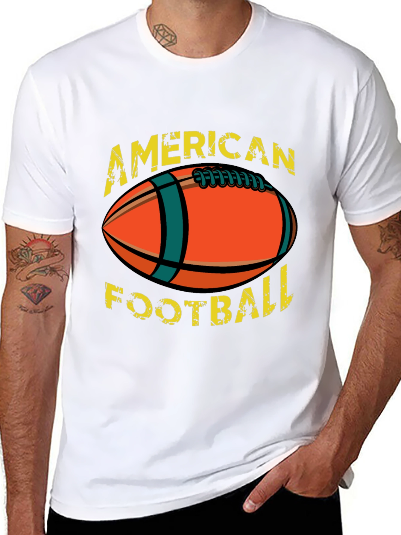 American Football Graphic T-Shirt